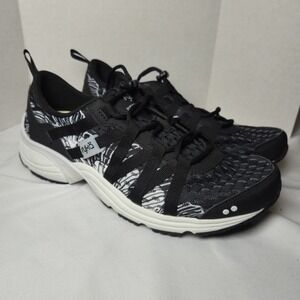 RYKA Womens Hydro Sport Water Shoe Sneaker Size 7.5 Black Cross Trainer Support